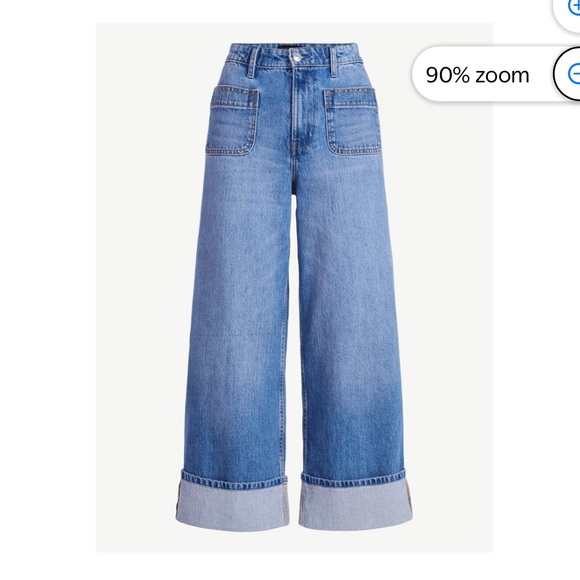 Free Assembly Denim - Free Assembly Cuff Leg Blue Jeans | 12